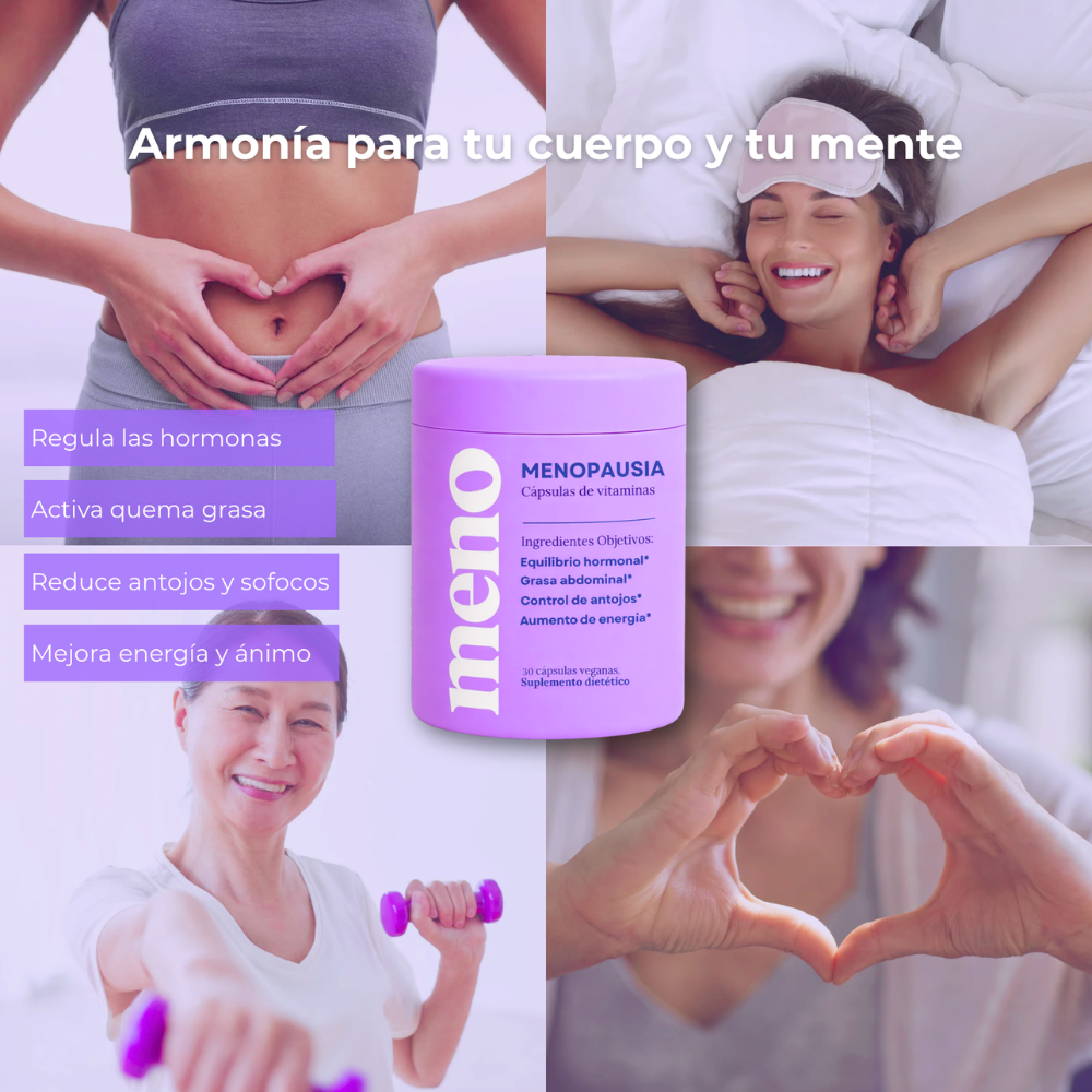 MENO – Suplemento para la Menopausia y Control del Peso