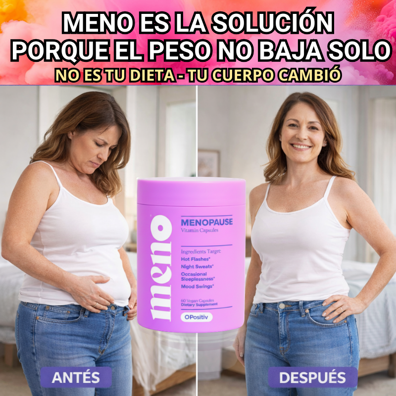 MENO – Suplemento para la Menopausia y Control del Peso