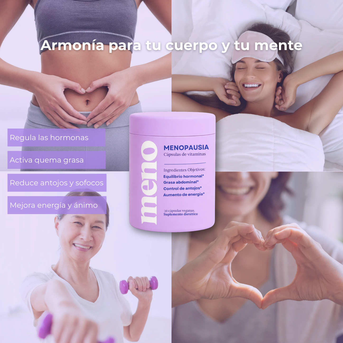 MENO – Suplemento Natural para la Menopausia y Control del Peso