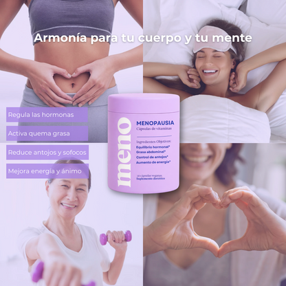 MENO – Suplemento Natural para la Menopausia y Control del Peso