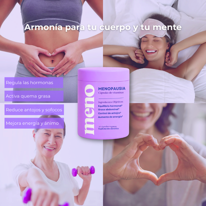 MENO – Suplemento para la Menopausia y Control del Peso
