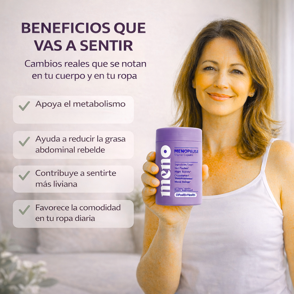 MENO – Suplemento para la Menopausia y Control del Peso