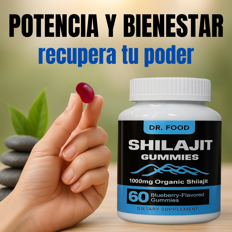 60 GOMITAS SHILAJIT - Poder, Energía y Desempeño Máximo